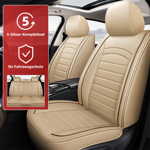Leder auto sitzbezug vollbezug - sitzbezug,